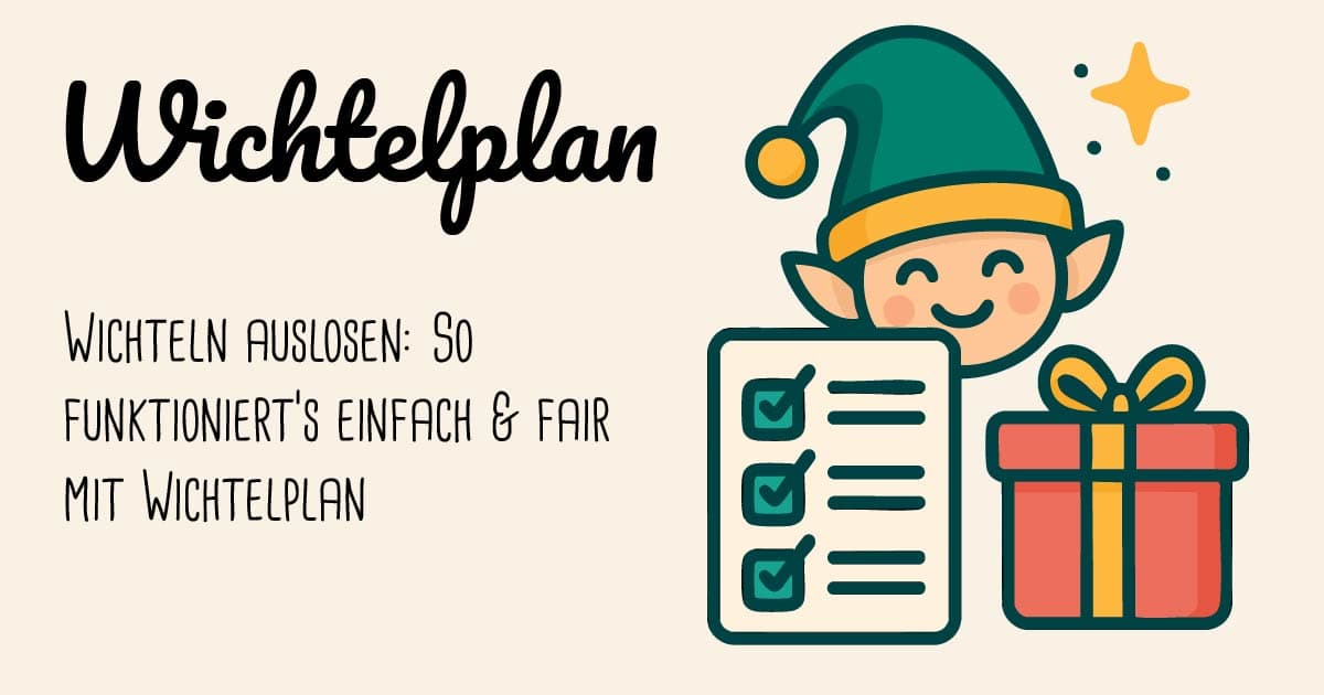 Wichteln auslosen online 2026: einfach & fair