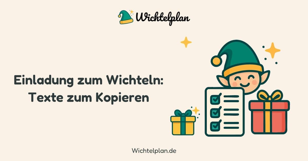 Wichteln Einladung Text: 12 Vorlagen für WhatsApp & Co.